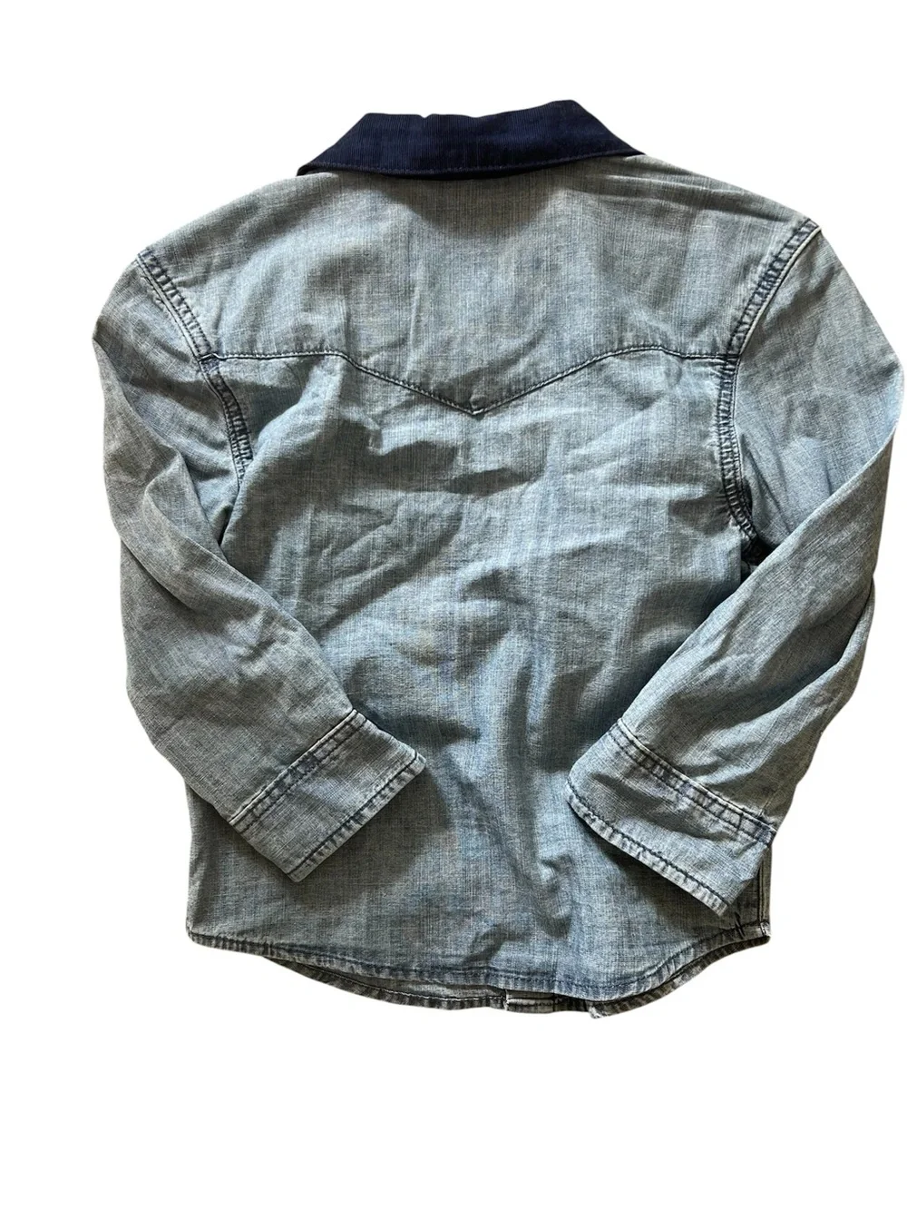 OshKosh B'gosh Western Chambray Long Sleeve Button Up Shirt | Size 6